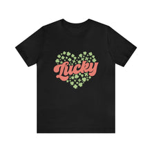 Load image into Gallery viewer, Lucky Tshirt /St. Patrick&#39;s Day T-Shirt / St. Patrick&#39;s Day shirt
