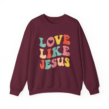 Load image into Gallery viewer, Love like Jesus Sweatshirt /Valentine&#39;s Day Crewneck Sweatshirt
