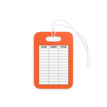 Load image into Gallery viewer, Personalized Golf Bag Tag/Golf Distance Tags - Orange

