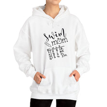 Load image into Gallery viewer, Swim Mom Hooded Sweatshirt / swim meet Hooded Sweatshirt /Unisex Heavy Blend™ Hooded Sweatshirt
