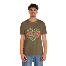 Load image into Gallery viewer, Lucky Tshirt /St. Patrick&#39;s Day T-Shirt / St. Patrick&#39;s Day shirt
