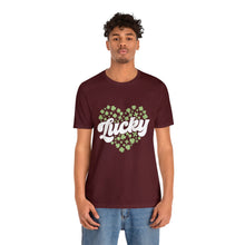 Load image into Gallery viewer, Lucky Tshirt /St. Patrick&#39;s Day T-Shirt / St. Patrick&#39;s Day shirt
