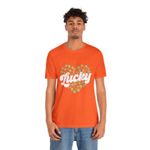 Load image into Gallery viewer, Lucky Tshirt /St. Patrick&#39;s Day T-Shirt / St. Patrick&#39;s Day shirt
