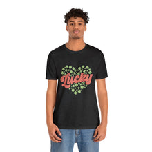 Load image into Gallery viewer, Lucky Tshirt /St. Patrick&#39;s Day T-Shirt / St. Patrick&#39;s Day shirt
