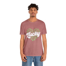 Load image into Gallery viewer, Lucky Tshirt /St. Patrick&#39;s Day T-Shirt / St. Patrick&#39;s Day shirt
