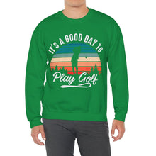 Load image into Gallery viewer, It&#39;s a good day to play golf Sweatshirt, Golfer Sweatshirt /Unisex Heavy Blend™ Crewneck Sweatshirt
