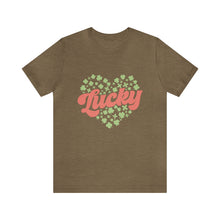 Load image into Gallery viewer, Lucky Tshirt /St. Patrick&#39;s Day T-Shirt / St. Patrick&#39;s Day shirt
