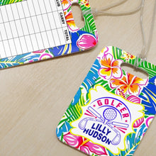 Load image into Gallery viewer, Personalized lilly 9 Golf Yardage Tags
