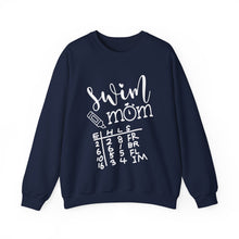 Load image into Gallery viewer, Swim Mom Sweatshirt / swim meet Sweatshirt /Unisex Heavy Blend™ Crewneck Sweatshirt
