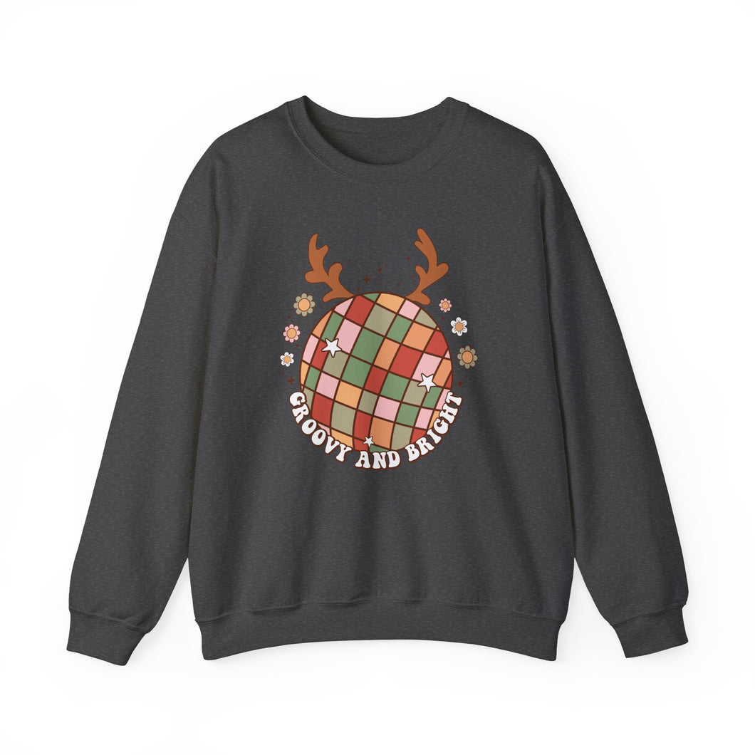 Groovy and Bright X'mas Sweatshirt /Groovy and Bright Crewneck Sweatshirt