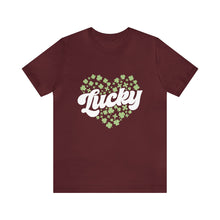 Load image into Gallery viewer, Lucky Tshirt /St. Patrick&#39;s Day T-Shirt / St. Patrick&#39;s Day shirt
