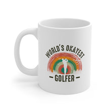 Load image into Gallery viewer, World&#39;s Okayest Golfer / Ceramic Mug 11oz
