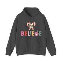 Load image into Gallery viewer, X&#39;mas believer Hooded Sweatshirt / Hooded Sweatshirt for Xmas / Christmas Hooded Sweatshirt
