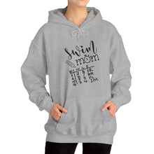 Load image into Gallery viewer, Swim Mom Hooded Sweatshirt / swim meet Hooded Sweatshirt /Unisex Heavy Blend™ Hooded Sweatshirt
