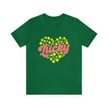 Load image into Gallery viewer, Lucky Tshirt /St. Patrick&#39;s Day T-Shirt / St. Patrick&#39;s Day shirt
