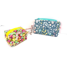 Load image into Gallery viewer, The Grab &amp; Go Set™ / Wristlet Keychain Wallet| Gift for Her| Zipper Card Holder| Mini Box Pouch | Key Wrist Strap | Handmade Gift
